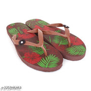 Phonolite Women's Slipper Collection: Unparalleled and Stylish fancy Hawaii 01 Slippers for women/ women slippers ladies / women slipper/ slipper for women/ slipper/ slippers/ chappal Multicolor Printed Thong Flip-flops For Women & GIRLS