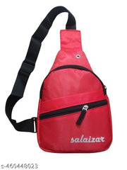 Cross Body Bag for Men, Stylish Shoulder Bag Chest Bags for travel CHEST BAG (RED)