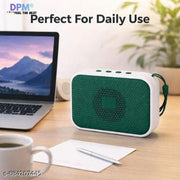 DPM Portable Speaker with Mic, RGB Glow Effect, Deep Bass Sound, Bluetooth Connectivity