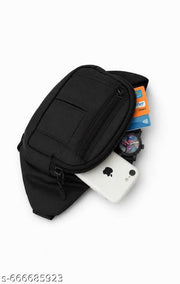 Men Sling Bag | Crossbody Chest Bag | Travel Shoulder Bag | Multi Pocket Unisex Bag