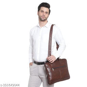 New stylish faux leather laptop bag with laptop padded and water resistant.