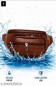 Men’s Premium Multi-Pocket Waist Bag | Crossbody Belt Bag | Travel & Daily Use