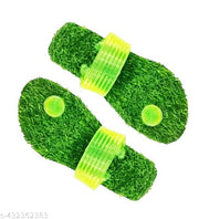 LifeO -Stylish | Men's Double Soft | Grass | Casual | Lightweight | Comfortable | Healthy | Slipper | Flip Flop | Khadau for Men (1 Pair) Grass Slipper
