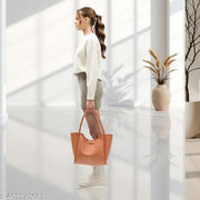 Tote Bag For Women/Ladies Handbag For Office And Daily Use (Tan)