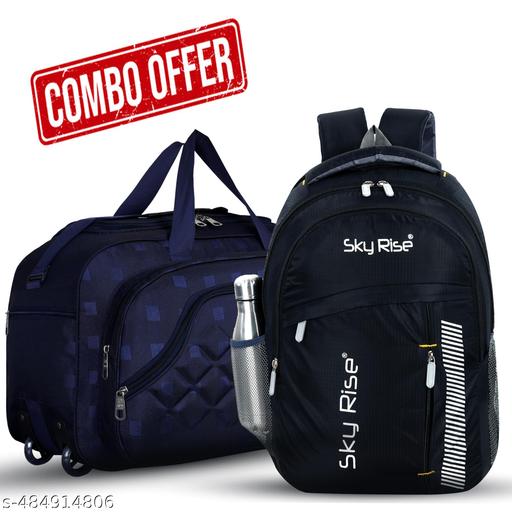 35 L Casual Waterproof 1Backpack + 1 duffel bags for Men Women Boys Girls/Office School College Teens & Students