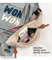 Stylish Unisex Crossbody Waist Bag | Water-Resistant Sling & Chest Bag with Adjustable Strap | Compact Travel & Daily  Bag