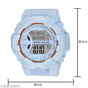 Silicon blue Digital Watch for Boys & Girls
