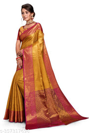 Banarasi Silk Saree for Women | Heavy Zari Wedding & Festive Wear Saree