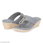 GrienYrus Women Grey Flats Slipper