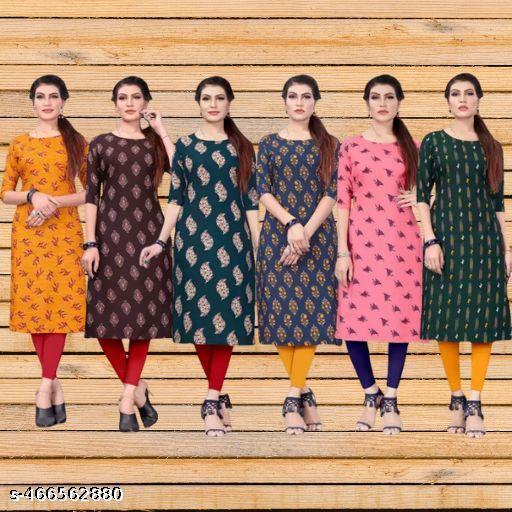 Polyster/Crepe fabric-Sensational Kurtis