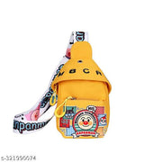 SYGA Celebrity Cartoon Canvas Small Bag Girl Children's Bag Shoulder Messenger Bag Chest Bag