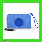 Mini Bluetooth Speaker 5W Wireless Portable Speaker with Mobile Stand, HiFi Stereo Sound, Super Bass, RGB Lights, 8 Hours Playback, USB/AUX/TF Support – Party Speaker for Mobile, Laptop & PC (Blue)