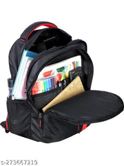 TORRENTO STYLISH LAPTOP/SCHOOL/COLLEGE/TUTION CABINSIZE Waterproof Backpack  (Black, red, 35 L)