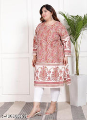 cotton plus size kurta