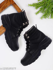 Women Casual Black Boots