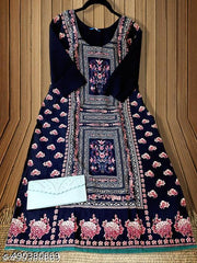 Polyster/Crepe fabric-Premium Kurti For Women