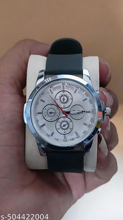 New Trading Casual Silicon Strap men watch Pack of -1