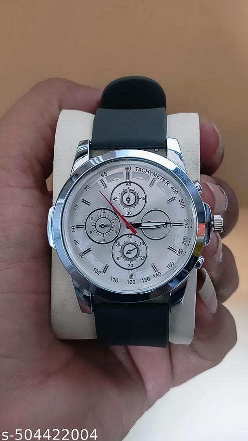 New Trading Casual Silicon Strap men watch Pack of -1