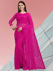 Net Saree For Women