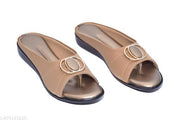 New Shamama women flat sandal and  girl fashionable stylish flip flops golden