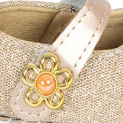 Neska Moda 6 To 12 Months Newborn Baby Girls Belly Shoe Fancy Partywear Soft Baby Sandal Booties (Toe to Heel Length - 12 cm, Gold, Silver)-BT915andBT1353