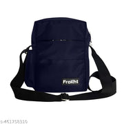 9.5 Inch Stylish Padded Mini Sling Bag for Men and Women, Small Passport Travel Bag and Small Sling Bag With Water Bottle Pocket