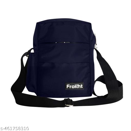 9.5 Inch Stylish Padded Mini Sling Bag for Men and Women, Small Passport Travel Bag and Small Sling Bag With Water Bottle Pocket