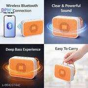 DPM Portable Sound Speaker with Mic, High Volume Audio, Bluetooth Connectivity, RGB Glow