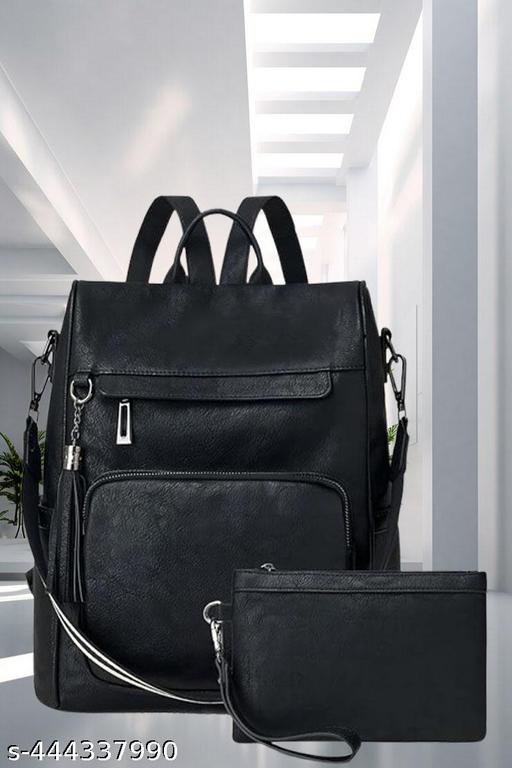 Bohobuzz Backpack Purse for Women Convertible Travel Vintage PU Leather Bag(Backpack,bag,backpack for women women bag fashion,stylish)