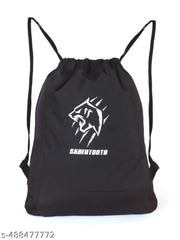Sabertooth leo Drawstring Bag, Daypack, Backpack, College bags, Office bags, For Men and Women 18 Liters