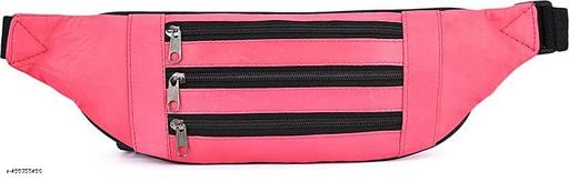 K London Real Leather Waist Bag Multipurpose Adjustable Strap And Buckle Closure