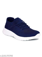 Men's Navy Blue Mesh Outdoor Casual Shoes - MRJ1593