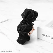 Scrunchies Watch Strap Cloth Soft Pattern Solid Fabric Wristband Elastic Scrunchy Bands Watch for Women & Girls Bracelet Watch For Ladies Classic and Unique Scrunchies Strap