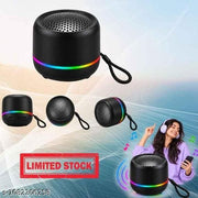Wireless Bluetooth Speaker with Colorful RGB Light | Compact Portable Music Speaker
