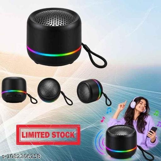 Wireless Bluetooth Speaker with Colorful RGB Light | Compact Portable Music Speaker