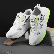 Hilux Smart Sports Shoes for Men | Latest Stylish Casual Sport Shoes for Men | Running Shoes for Boys | Lace-up Lightweight Shoes for Running, Walking, Gym, Trekking, Hikking & Party Running Shoes For Men(White)