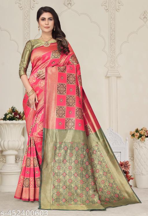 jacquard patola saree with brocade blouse