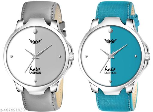 Combo of 2 | Genuine Leather Straps | Boys Series Analog Watch
