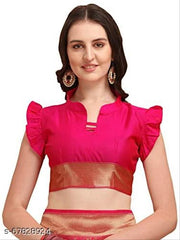 SALE on Banarasi Silk Pink Jacquard Saree With Blouse