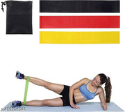 Resistance Stretch Loop Fitness Workout Bands for Exercise Working Out Physical Therapy, 5 Set of Different Resistance Levels Elastic Bands with Carry Bag and Instruction Guide