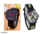 Trendy Rubber Digital Kid's Watches Combo