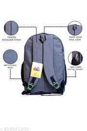 GO PACKAGES 36L Laptop Backpack for Men and Women | Laptop Bag 15.6 inch | Office Bag | Work, Business, Casual, GREY