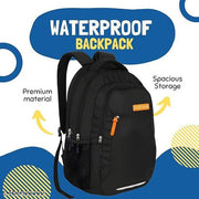 Hyper Adam School Bags for Girls College Backpack Coaching Bag School Backpack Tuition Bag Waterproof School Bag (Black, 36 L)
