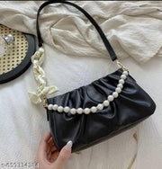 Trendy fancy women pearl hand bag