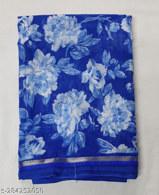 SHATIKA Georgette Printed Saree With Blouse