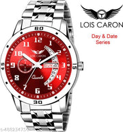 LOIS CARON LCS_8325 Trending Day & Date Functioning for Boys Analog Watch - For Men ()