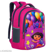 Myron 35L Dora printed backpack 1st/2nd/3rd/4th & 5th Class Light Weight Beautiful for Boys & Girls Waterproof School Bag