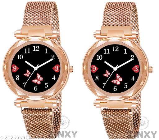 Analogue Studded Stylish Black Dial Magnet Watch for Girls and Women (Combo of 2)

Analogue Studded Stylish Black Dial Magnet Watch for Girls and Women (Combo of 2)