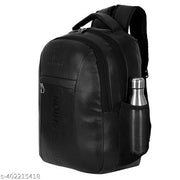 Latest Leather Fashionate School Bags Laptop Backpack Waterproof PU Leather Backpacks for Men Women Boys & Girls Backpack Unisex Artificial leather backpack bag/casual/college/school/office 30 Liters