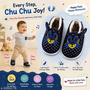 Classy Boy's Navy Blue Booties